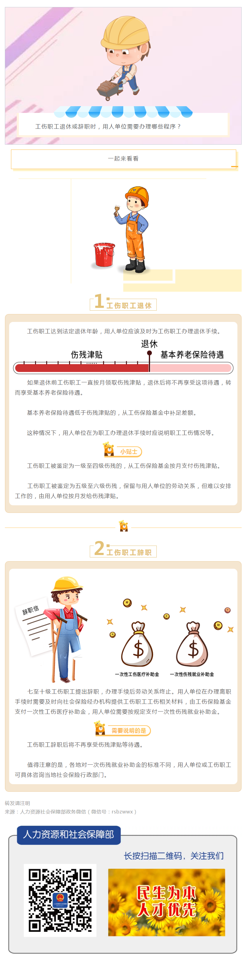 工傷職工退休或辭職時，用人單位需要辦理哪些程序？.png